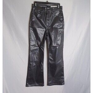 Rag & Bone Jeans Womens 27 Casey High Rise Ankle Flare Coated Stretch Pants